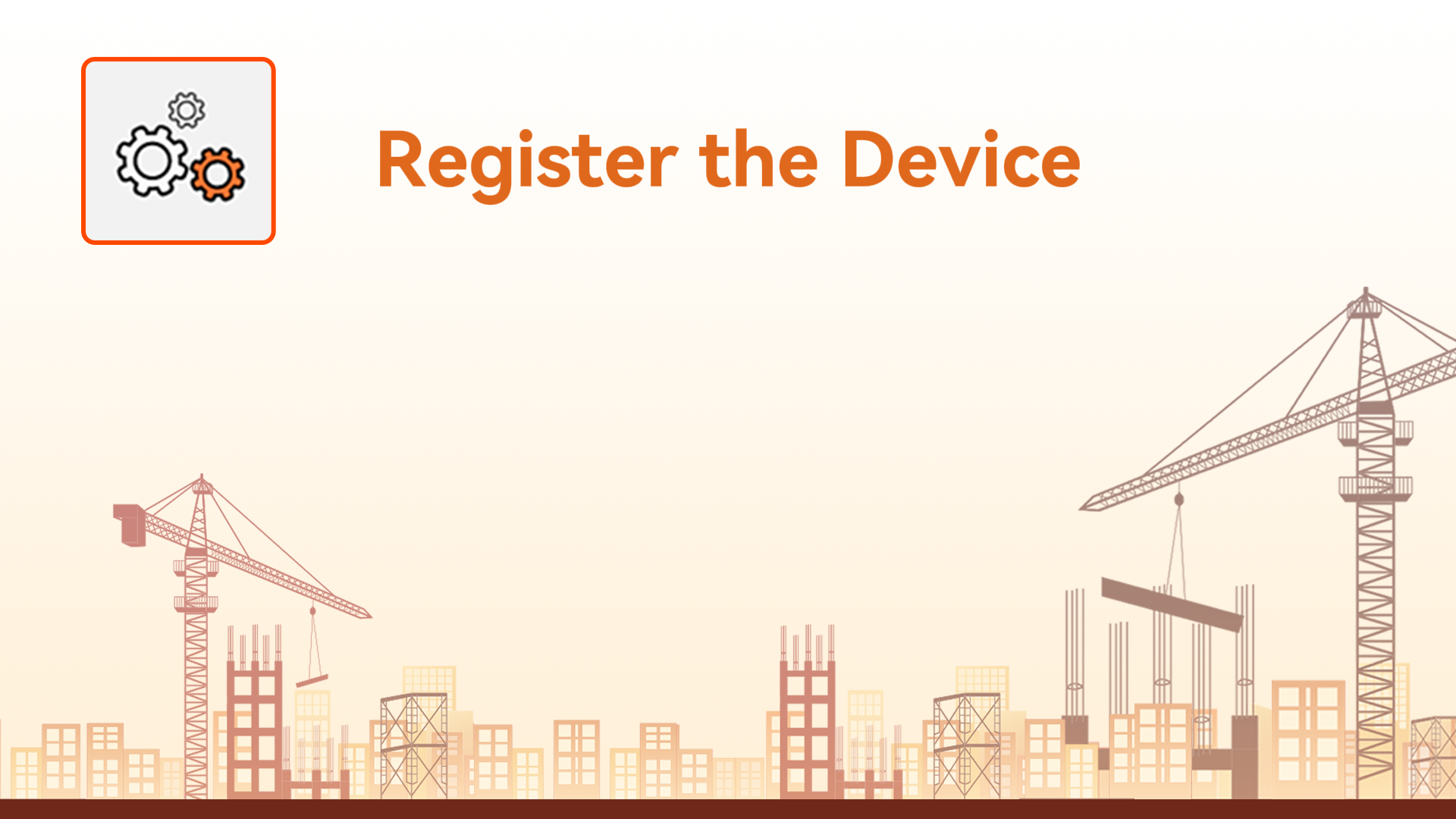 Register the Device